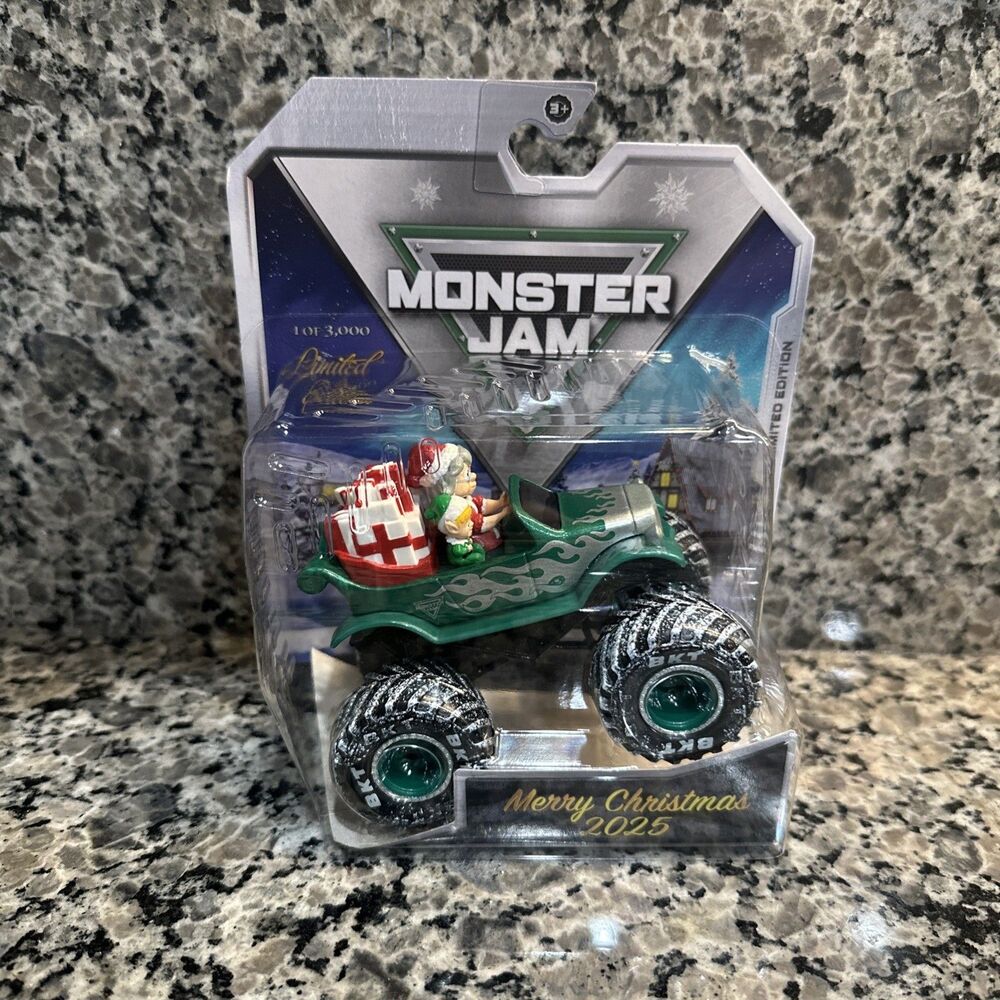 Monster Jam Christmas 2025 Limited Edition 1:64 Mrs. Claus Exclusive